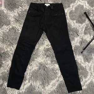 Dark black jeans